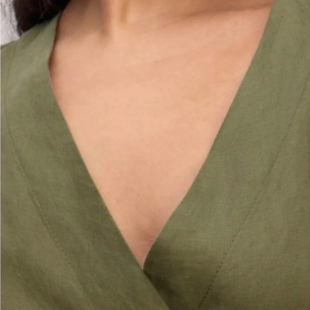 EVERLANE The Wrap Jumpsuit in Linen